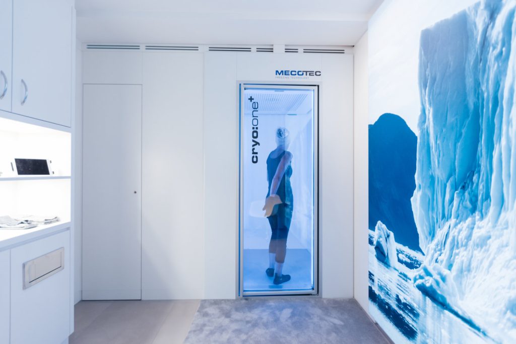 cryo room woman entering 1
